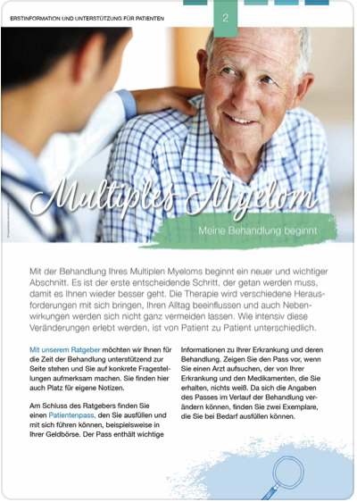 Patientenbroschüre Multiples Myelom 2 von 5 - Die Behandlung